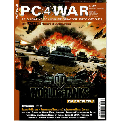 PC4WAR N° 47 (Le Magazine des Jeux de Stratégie informatiques) 001