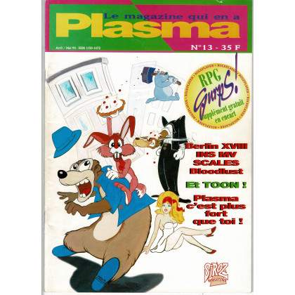 Plasma N° 13 (magazine des jeux de rôles des éditions Siroz) 001