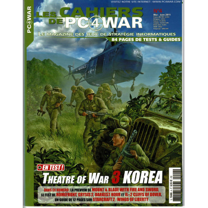 Les Cahiers de PC4WAR N° 4 (Le Magazine des Jeux de Stratégie informatiques) 001