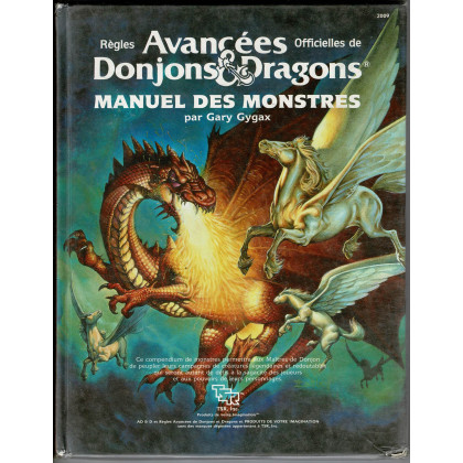 Manuel des Monstres (jdr AD&D 1ère édition de TSR en VF) 001