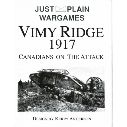 Vimy Ridge 1917 - Canadians on the Attack (Wargame de Pacific Rim Publishing en VO) 001