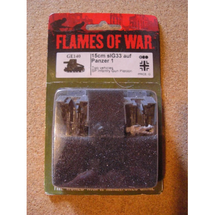 GE140 - 15 cm sIG33 auf Panzer 1 (blister figurines Flames of War en VO) 002