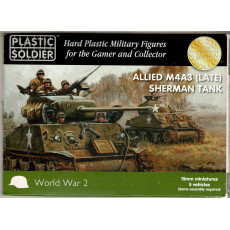 Allied M4A3 (Late) Sherman Tank (boîte figurines 15mm Plastic Soldier en VO)