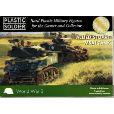 Allied Stuart M5A1 Tank (boîte figurines 15mm Plastic Soldier en VO)