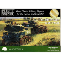 Allied Stuart M5A1 Tank (boîte figurines 15mm Plastic Soldier en VO)