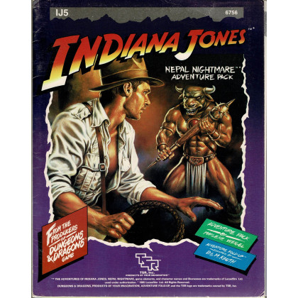 IJ5 Nepal Nightmare Adventure Pack (jdr Indiana Jones de TSR en VO) 001
