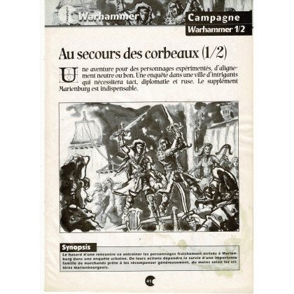 Backstab N° 32 - Encart de scénarios (magazine de jeux de rôles) 001