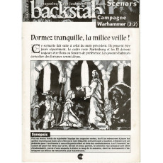 Backstab N° 33 - Encart de scénarios (magazine de jeux de rôles)