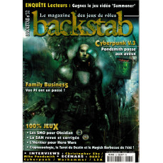 Backstab N° 32 (le magazine des jeux de rôles)