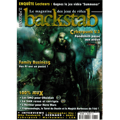 Backstab N° 32 (le magazine des jeux de rôles) 003