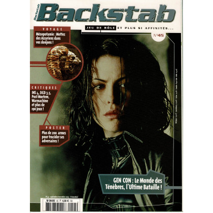 Backstab N° 45 (le magazine des jeux de rôles) 002