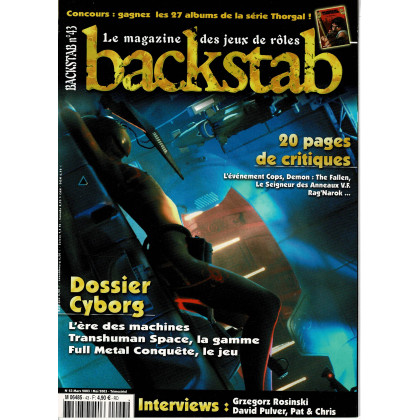 Backstab N° 43 (le magazine des jeux de rôles) 002