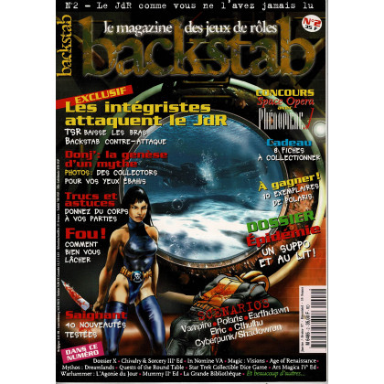 Backstab N° 2 (le magazine des jeux de rôles) 003