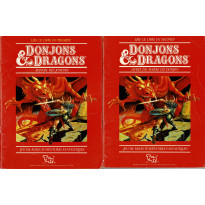 Donjons & Dragons - 2 livrets boîte de base rouge (jdr D&D en VF)