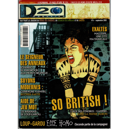 D20 Magazine N° 14 (magazine de jeux de rôles) 001