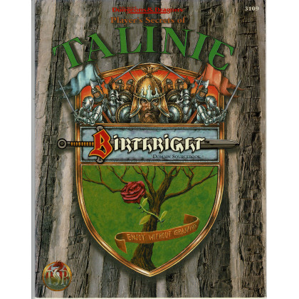 Birthright - Player's Secrets of Talinie (jdr AD&D 2e édition en VO) 001