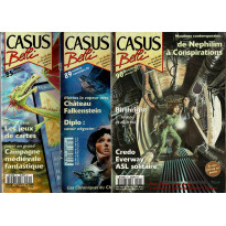 Lot Casus Belli N° 85-89-90 sans encarts (magazines de jeux de rôle)