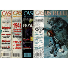 Lot Casus Belli N° 45-51-54-58 sans encarts (magazines de jeux de rôle)