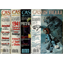 Lot Casus Belli N° 45-51-54-58 sans encarts (magazines de jeux de rôle)