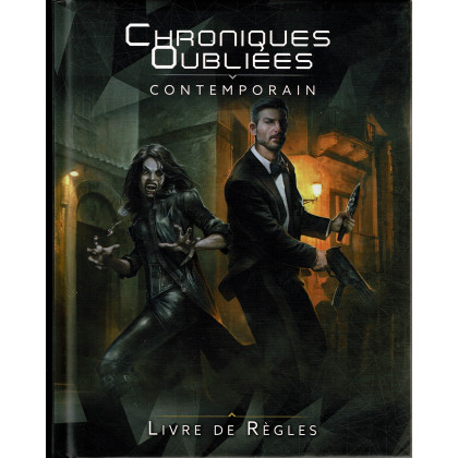 Chroniques Oubliées Contemporain - Livre de règles (jdr Black Book Editions en VF) 001