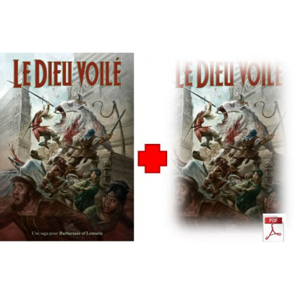 Chroniques Lémuriennes 2 Le Dieu voilé - Format papier & pdf (jdr Barbarians of Lemuria Mythic en VF) 001