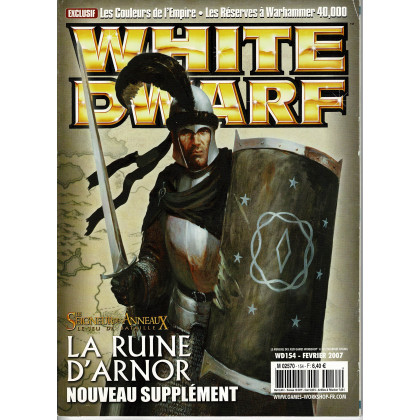 White Dwarf N° 154 (magazine de jeux de figurines Games Workshop en VF) 001