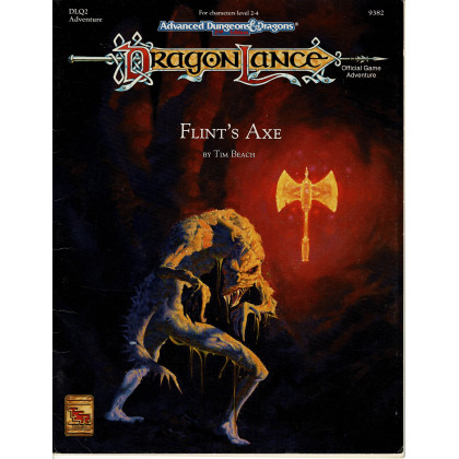 Dragonlance - DLQ2 Flint's Axe (jdr AD&D 2e édition en VO) 003