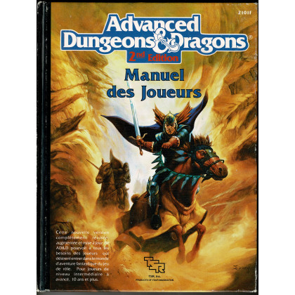 Manuel des Joueurs (jdr AD&D 2e édition en VF) 014
