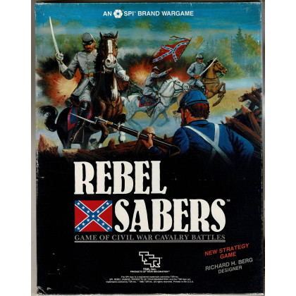 Rebel Sabers - Game of Civil War Cavalry Battles (wargame SPI-TSR en VO) 001