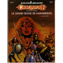 GAZ1 Le Grand Duché de Karameikos (jdr D&D Chronique 1ère édition en VF)