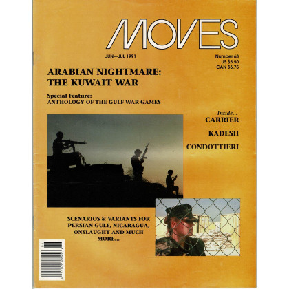 Moves 63 (magazine de wargames en VO) 001