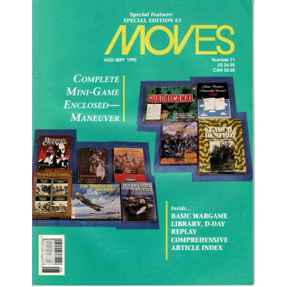 Moves 71 (magazine de wargames en VO) 001