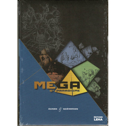 MEGA 5e Paradigme - Ecran & Scénarios (jdr éditions Leha en VF) 001