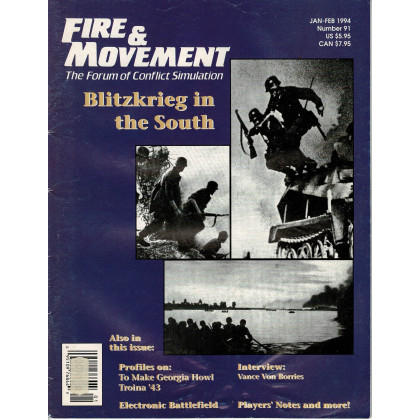 Fire & Movement 91 (magazine de wargames en VO) 001