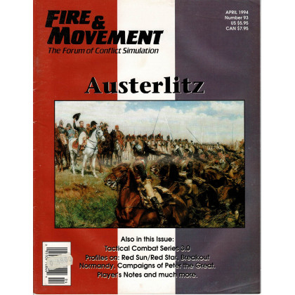 Fire & Movement 93 (magazine de wargames en VO) 001