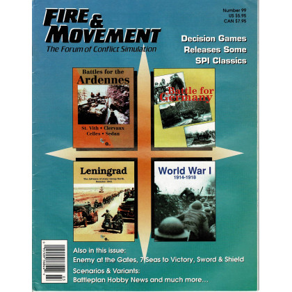 Fire & Movement 99 (magazine de wargames en VO) 001