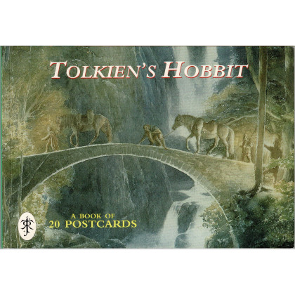 Tolkien's Hobbit - A Book of 20 Postcards (carnet de cartes postales couleur en VO) 001