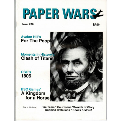 Paper Wars - Issue 30 (magazine wargames en VO) 001