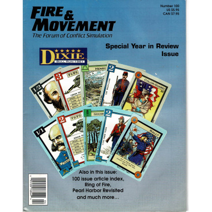 Fire & Movement 100 (magazine de wargames en VO) 001