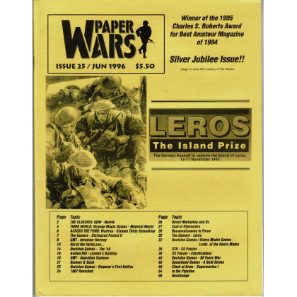 Paper Wars - Issue 25 (magazine wargames en VO) 001