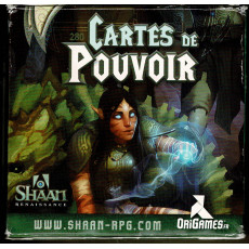 Shaan Renaissance - Paquet de Cartes de Pouvoir (jdr d'OriGames en VF)