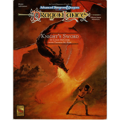 Dragonlance - DLQ1 Knight's Sword (jdr AD&D 2e édition en VO) 001