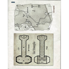 Anathazerïn - Lot de Plans & goodies de la souscription (jdr Chroniques Oubliées Fantasy en VF)