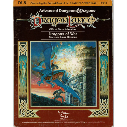 Dragonlance - DL8 Dragons of War (jdr AD&D 1ère édition en VO) 001