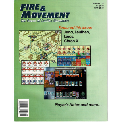 Fire & Movement 114 (magazine de wargames en VO) 001