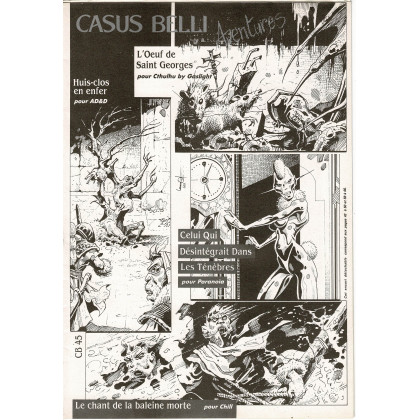 Casus Belli N° 45 - Encart de scénarios (magazine de jeux de rôle) 001