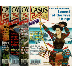 Lot Casus Belli N° 108-109-110-111 sans encarts (magazines de jeux de rôle)