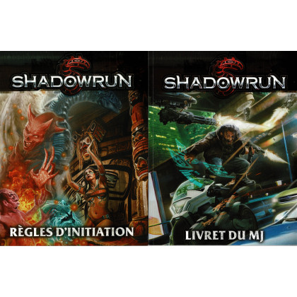 Shadowrun 5e édition - Pack d'initiation (jdr Black Book Editions en VF) 001