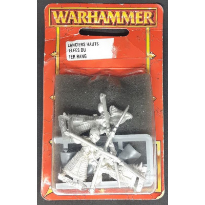 Lanciers Hauts-Elfes du 1er rang (blister de figurines Warhammer) 001