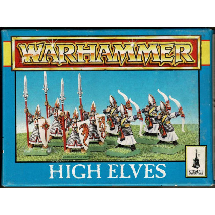 High Elves (boîte de figurines Warhammer de Games Workshop en VO) 001